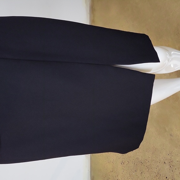 Moda International Classic Little Black Dress with Slit - Picture 3 of 10